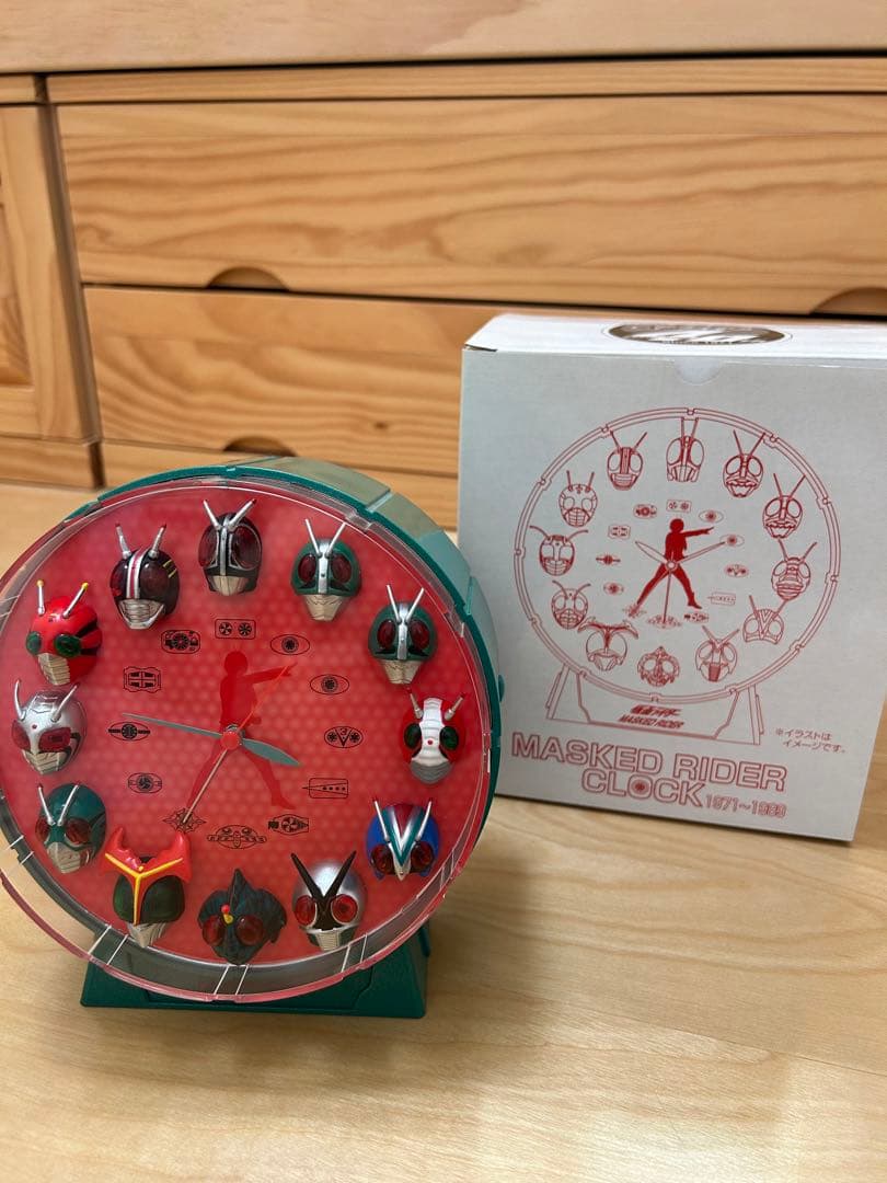 MASKED RIDER CLOCK 仮面ライダー目覚まし時計 40周年 - メルカリ