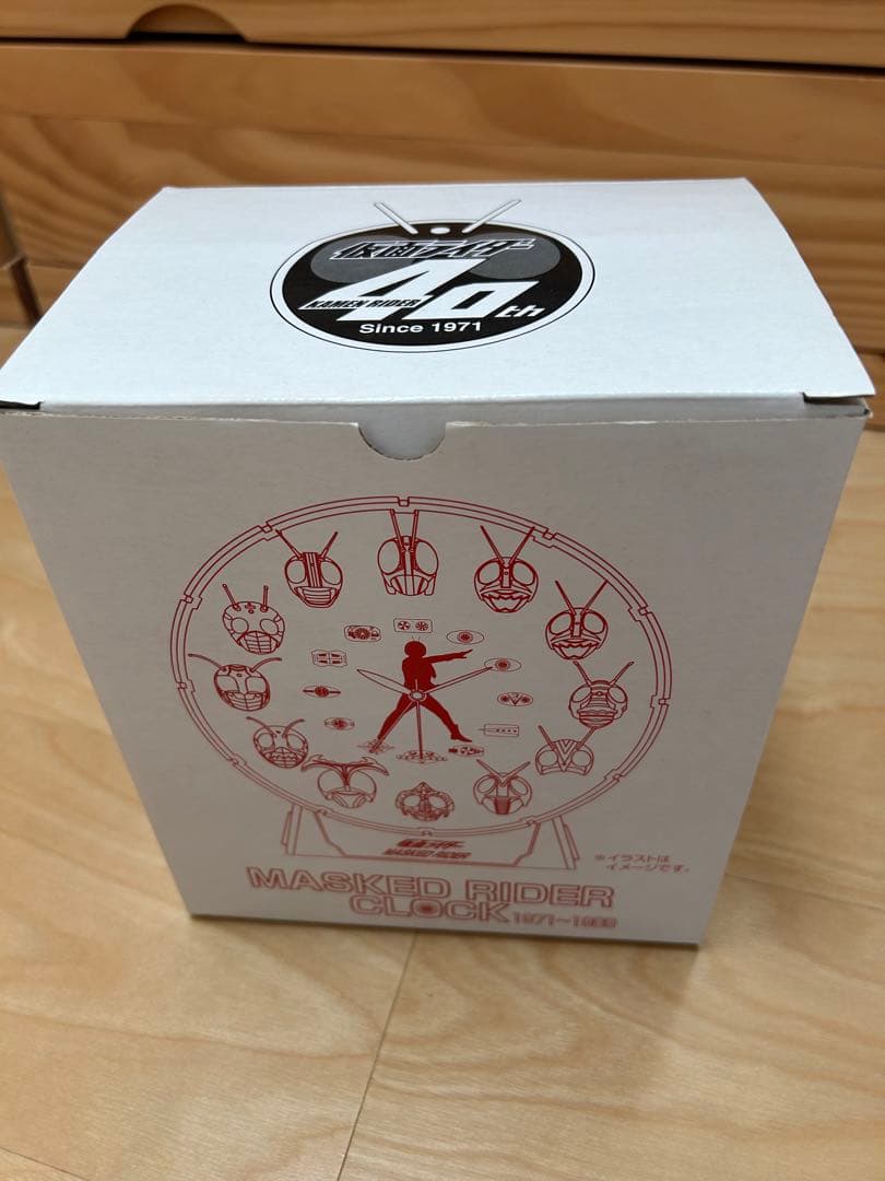 MASKED RIDER CLOCK 仮面ライダー目覚まし時計 40周年 - メルカリ