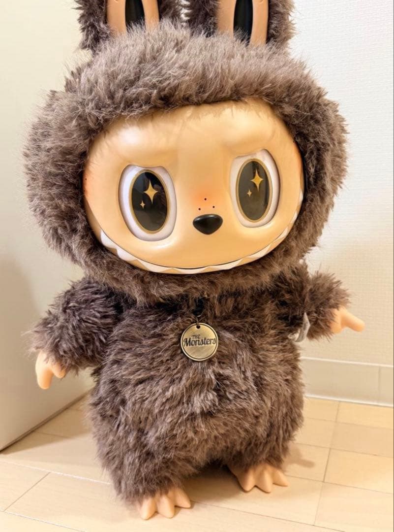 ZIMOMO 特大 58cm ジモモ 茶色 美品 ラブブ - メルカリ