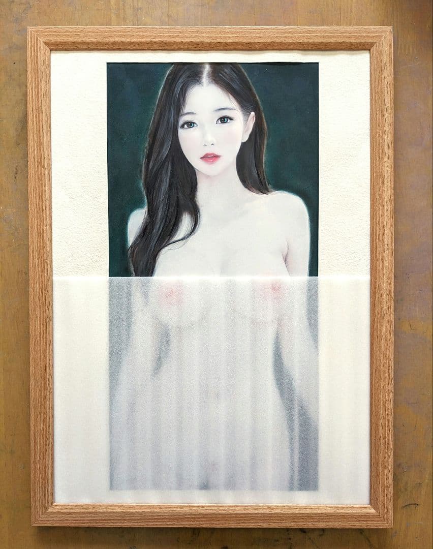 裸婦画 478 『妖精の恋人❤️』特大サイズ A3