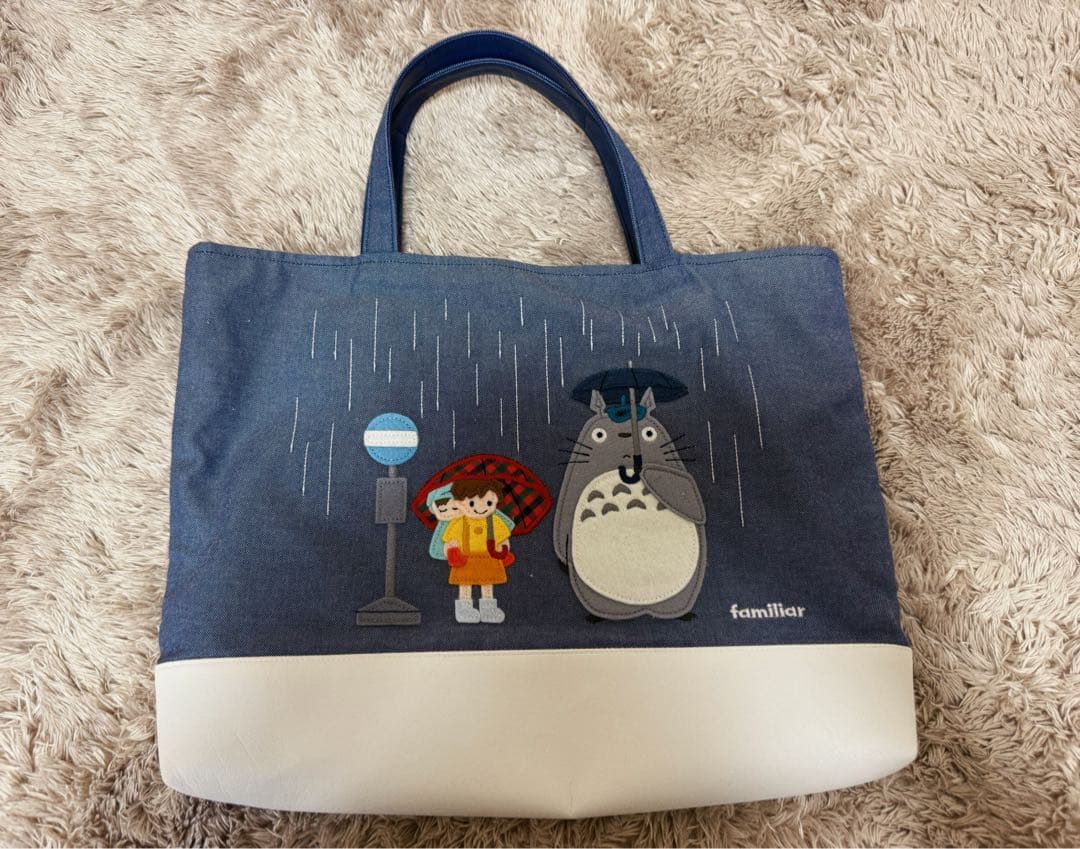 新品未使用 ファミリア トトロ コラボ サブバッグ ジブリ