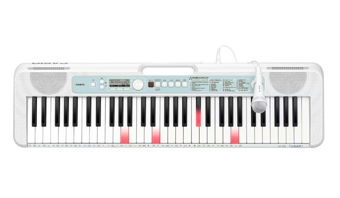 CASIO　カシオ　光ナビゲーションキーボード　LK-335 音色数400