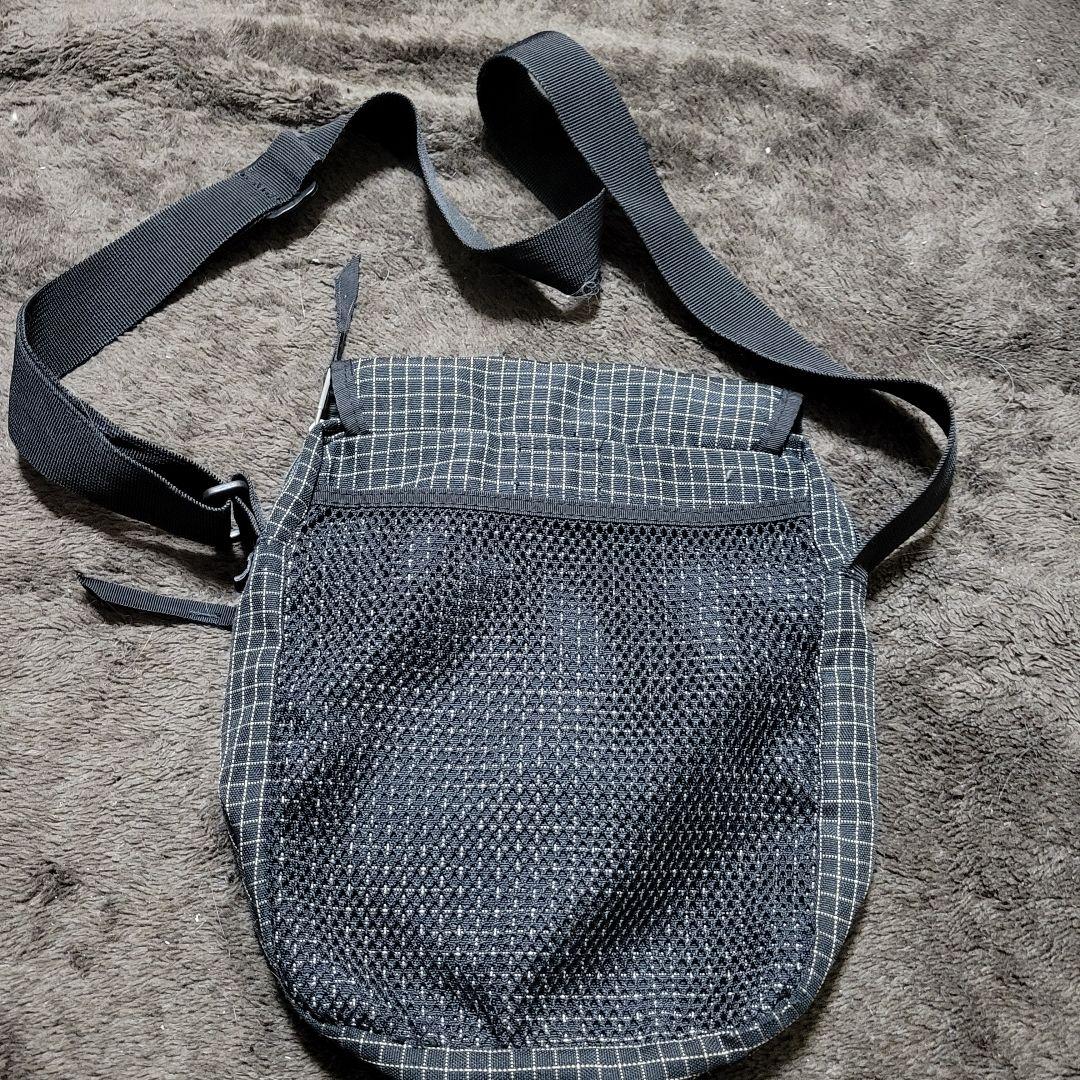 stussy old 90s 紺タグ ショルダーバッグ グラフチェック - メルカリ