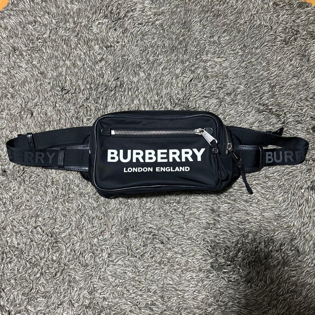 BURBERRY ボディバッグ・ウエストポーチ ブラック バーバリー BURBERRY ボディバッグ・ウエストポーチ ロンドンチェック