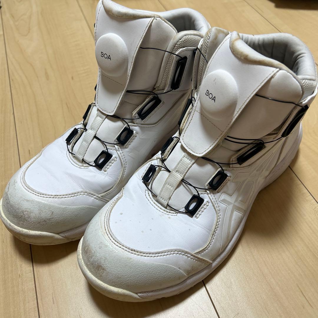 アシックス 安全靴 CP304 Boa 26.5cm 白　asics