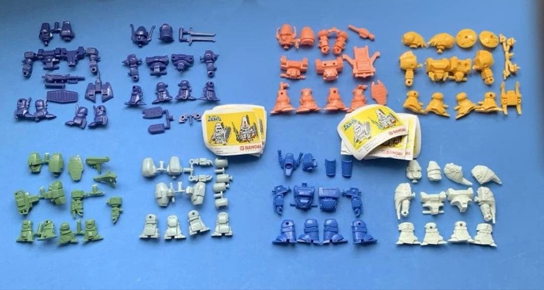 ☆レトロ　エルガイム　ガチャ　プラモデル　未組立品　全８種コンプセット