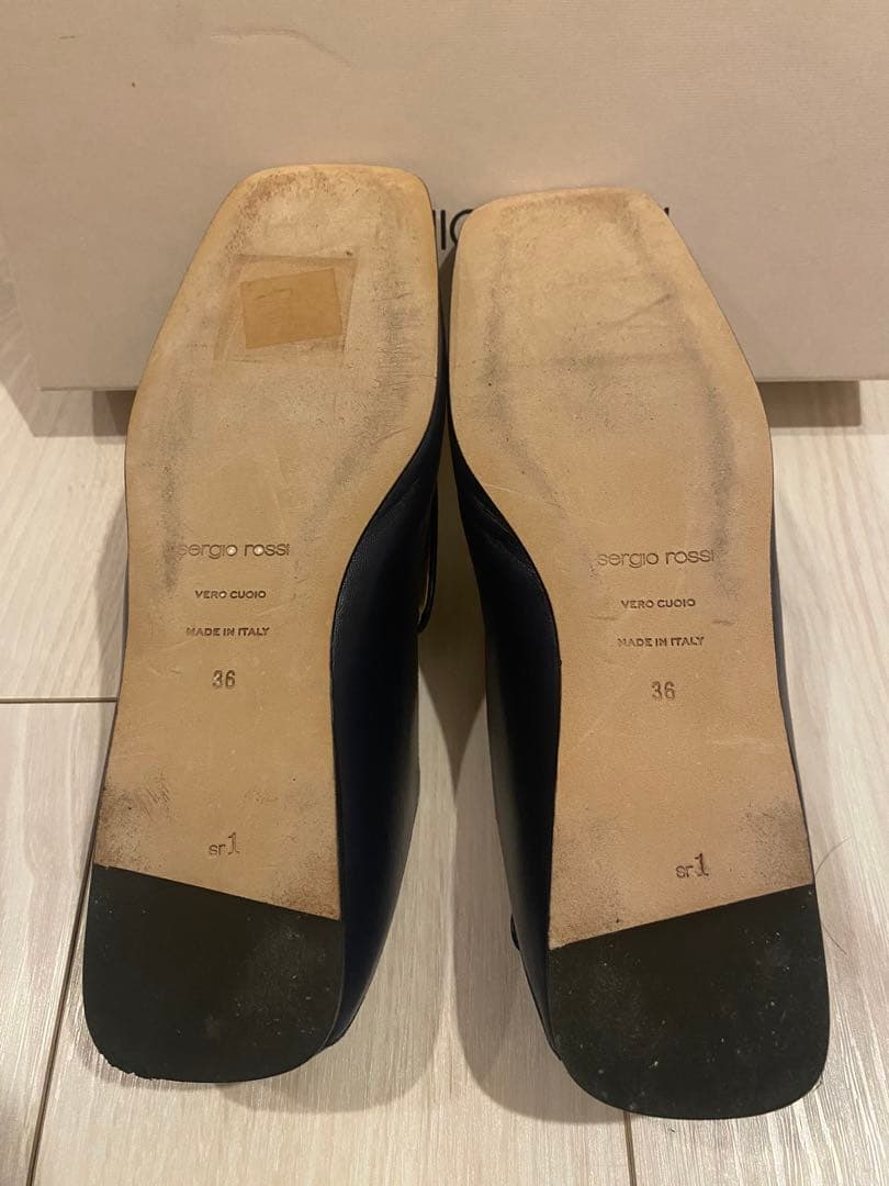 Chagoma様専用】sergio rossi ネイビー - メルカリ