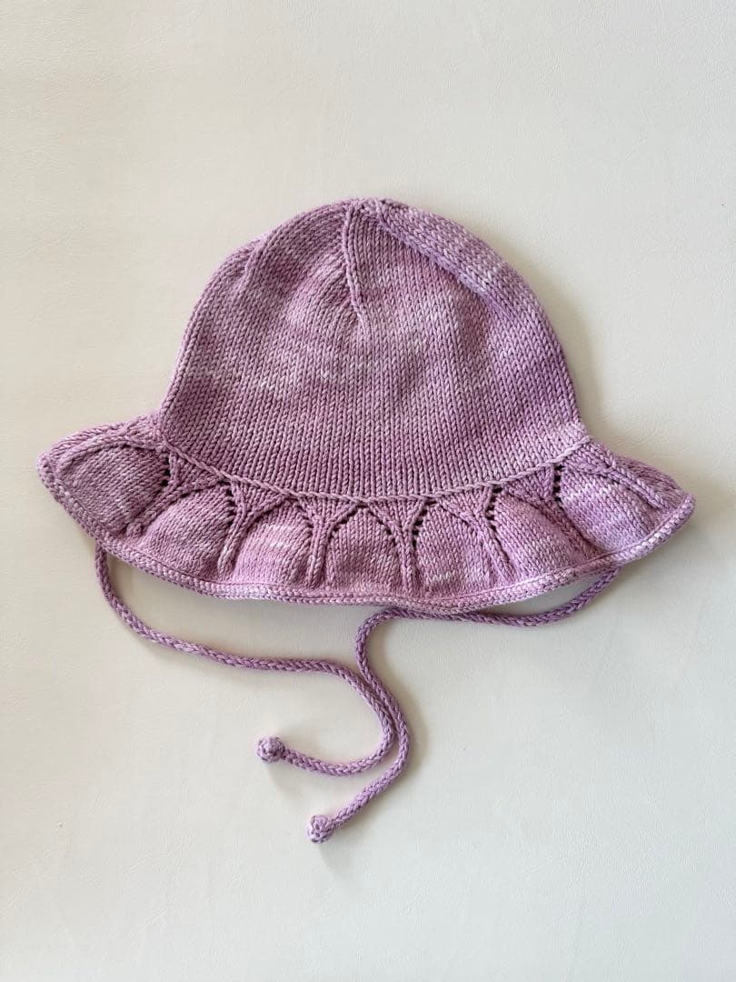 【ぽんぽこ】Starling Sunhat Hazy lilac 2-4y