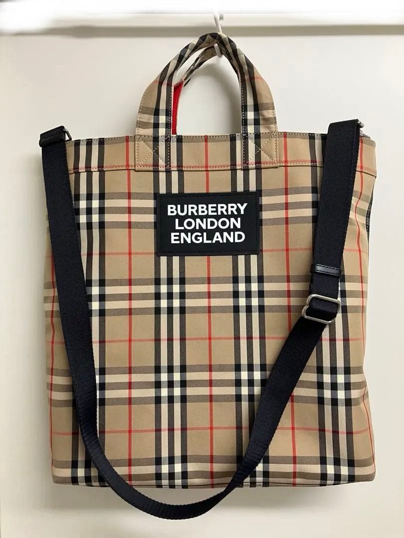 美品☆BURBERRY☆2WAY トートバッグ ショルダーバッグ