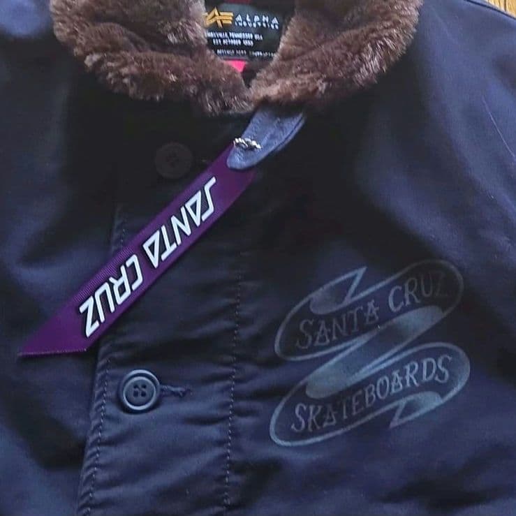 アルファ×サンタクルーズ N-1デッキジャケット ミリタリー ボア