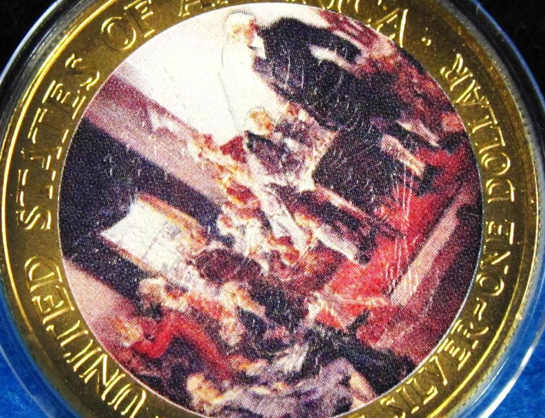 03年 カラー アメリカンシルバーイーグル 1オンス銀貨