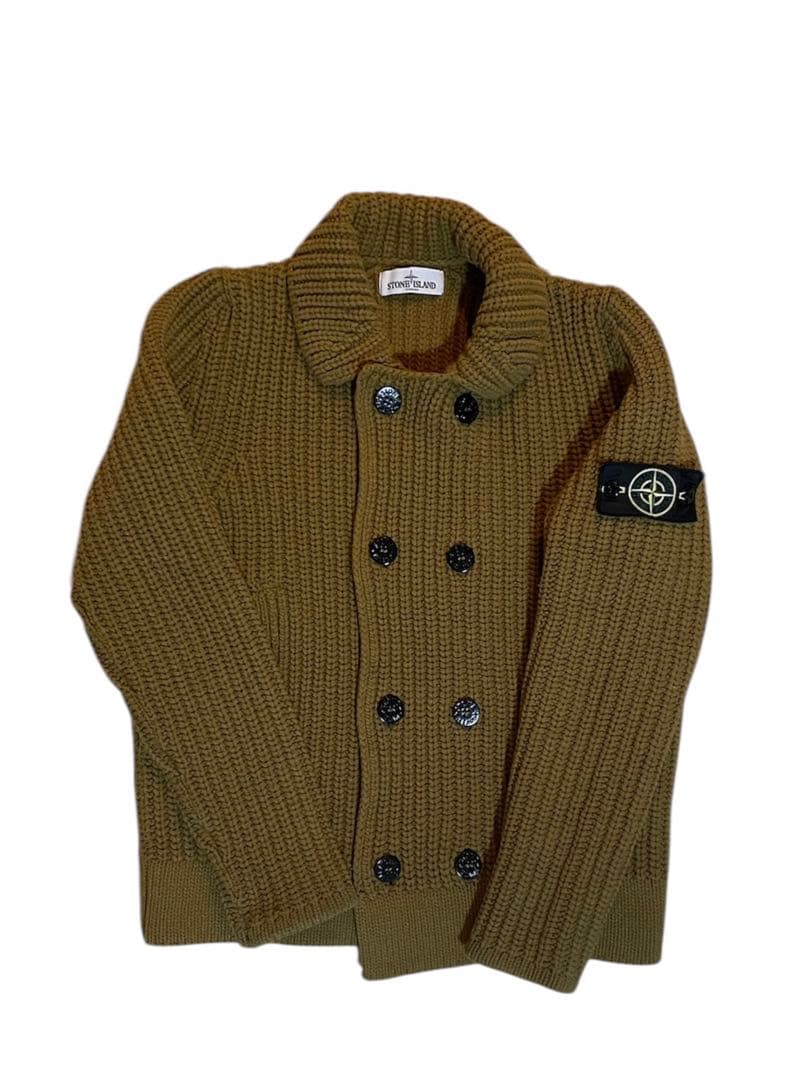 Stone  ジャケット ダブルローゲージニットカーディガン ニット
