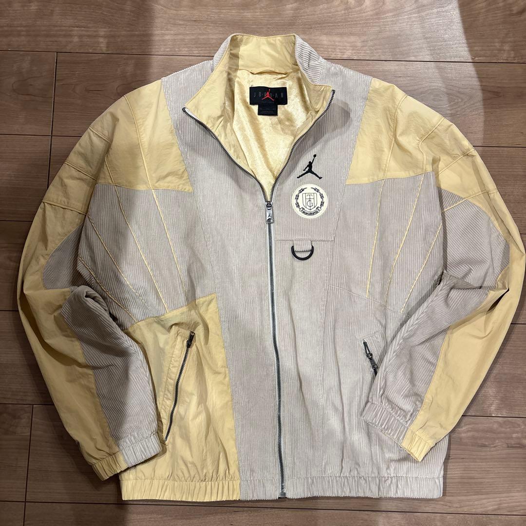 Jordan ナイロンジャケット XXL イエロー/グレー