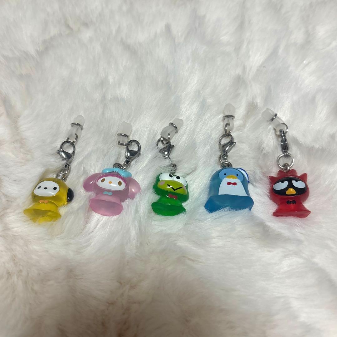 匿名配送】サンリオ てるてる坊主 めじるしアクセサリー 5点セット