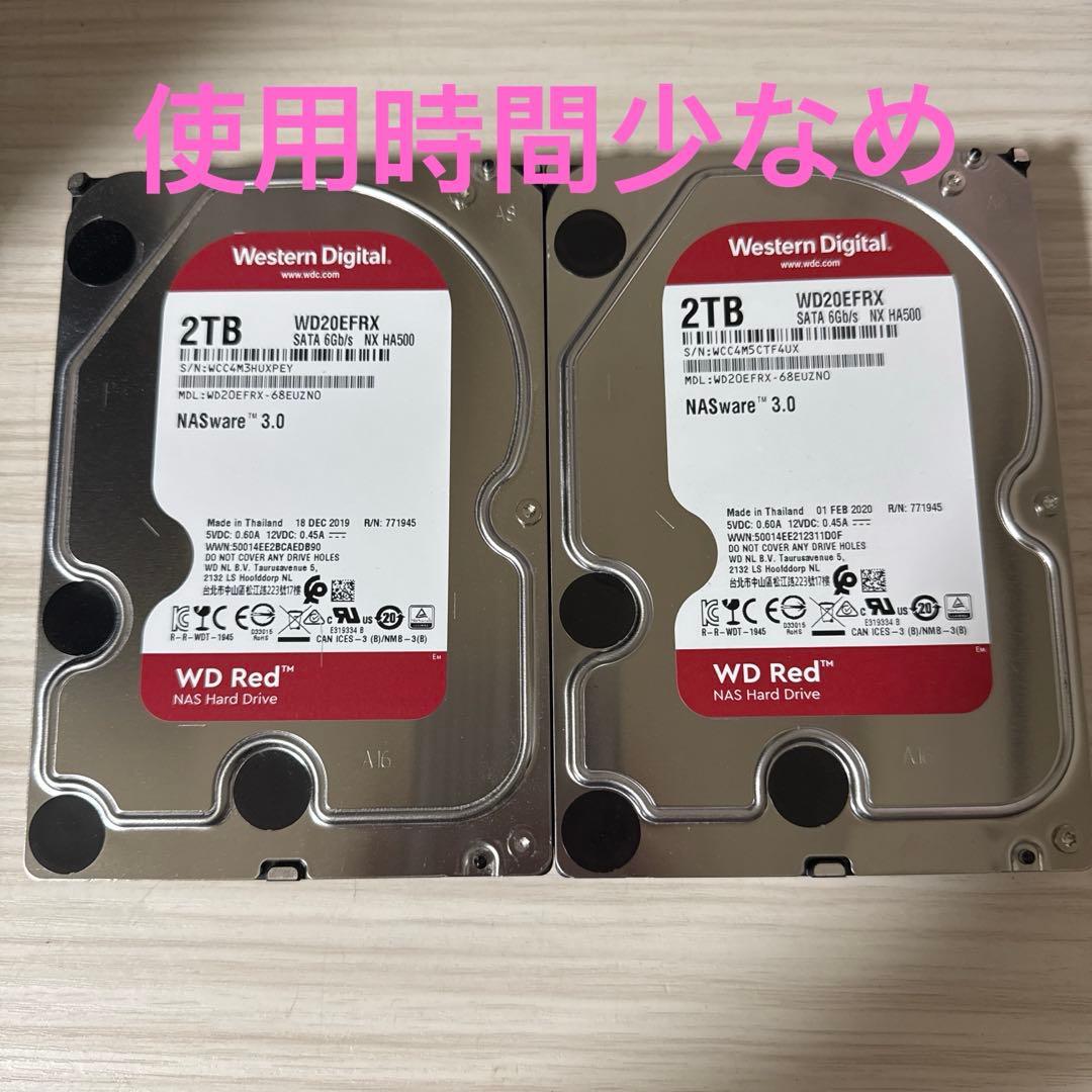 WD Red 2TB WD20EFRX 3.5インチHDD (37/38) - メルカリ