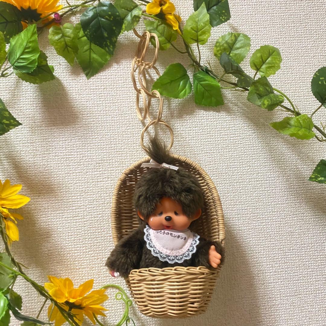 希少　モンチッチ　ぬいぐるみ女の子ヴィンテージくたくたシリーズ　ふた子　セキグチ