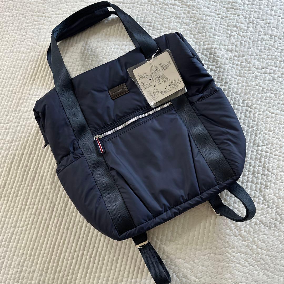 【新品】ミキハウス ネイビー マザーズバッグ