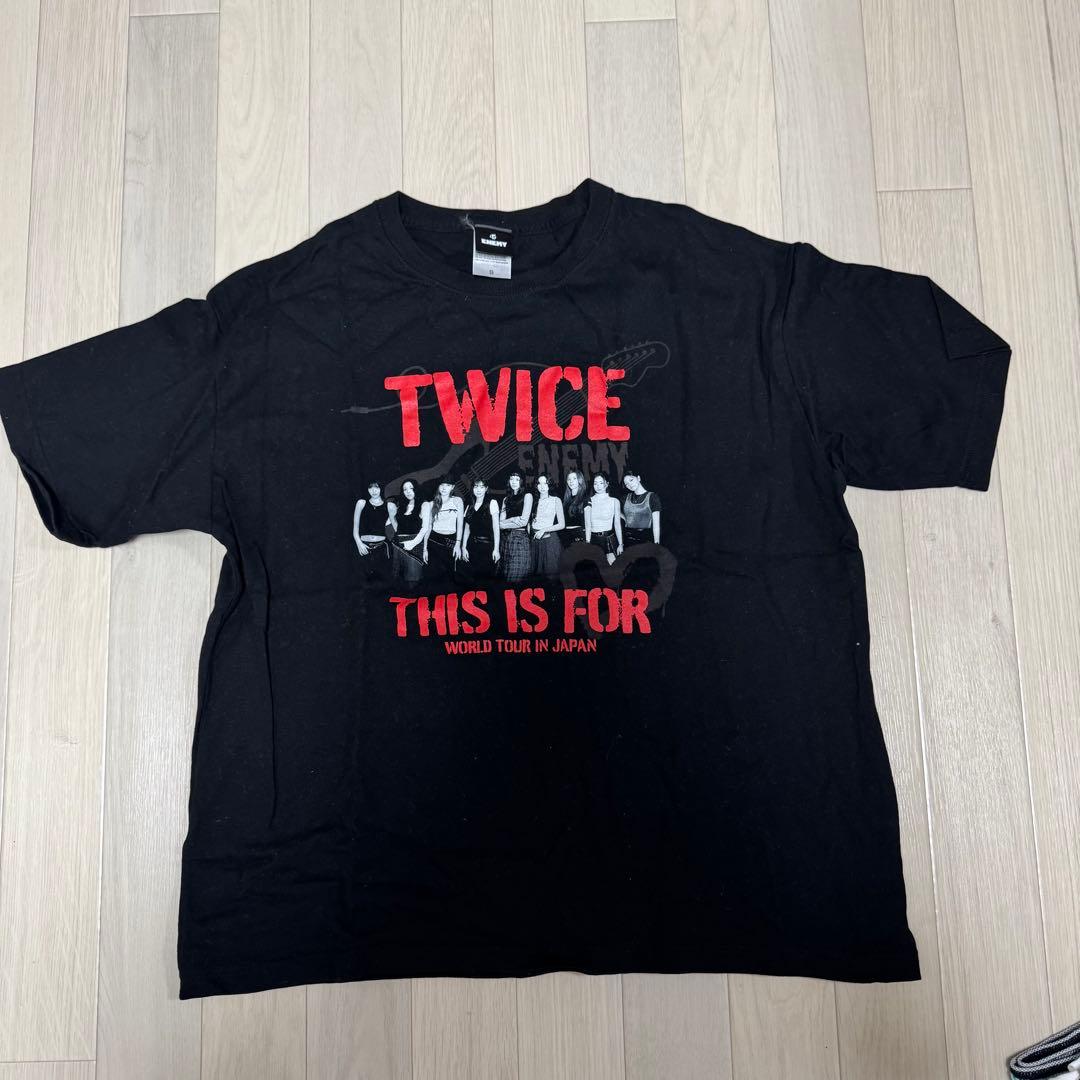 TWICE ENEMY Tシャツ Mサイズ 黒 - メルカリ