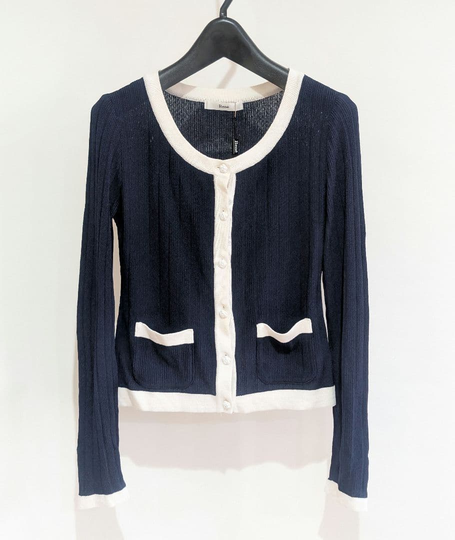 Rene ルネ バイカラー カーディガン - メルカリ