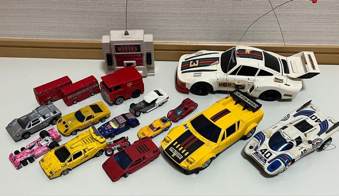 【当時物】昭和レトロ ラジコン・ミニカー まとめ売り ポルシェ/カウンタック