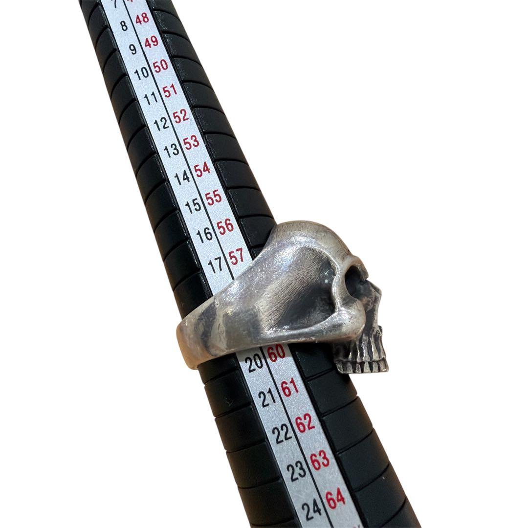 suurin様 かすう工房 スカルシルバーリング 19号 - メルカリ