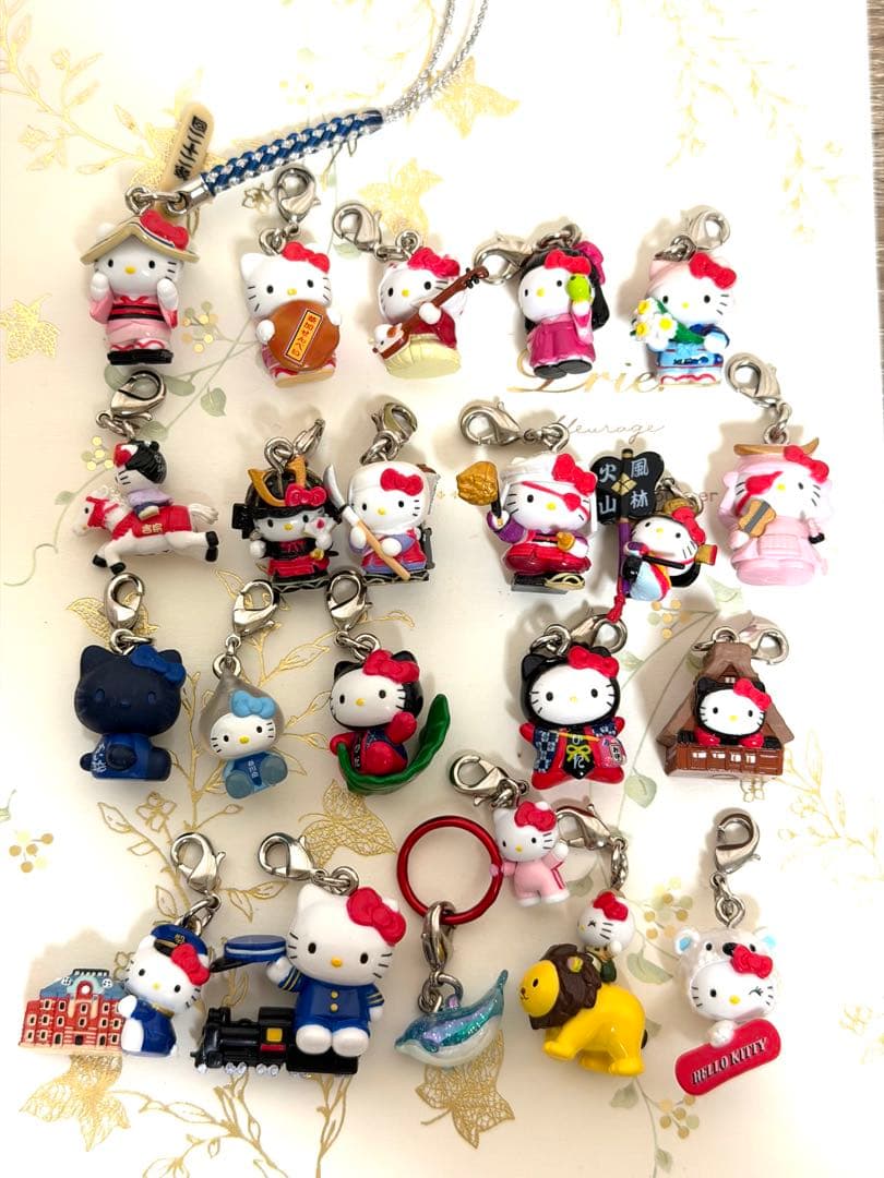 おまとめ値引きありお得✩.*♡ご当地キティ♡ストラップ チャーム根付