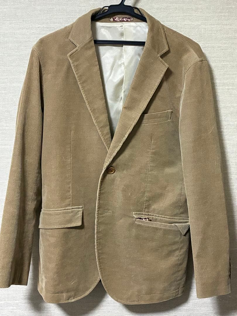 Paul Smith ベージュ コーデュロイ テーラードジャケット ポールスミス