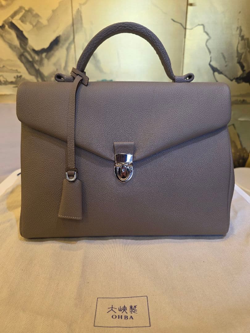 現行品 未使用品　OHBA 大峡製鞄 レイロウ32 ソフトビジネス ハンドバッグ