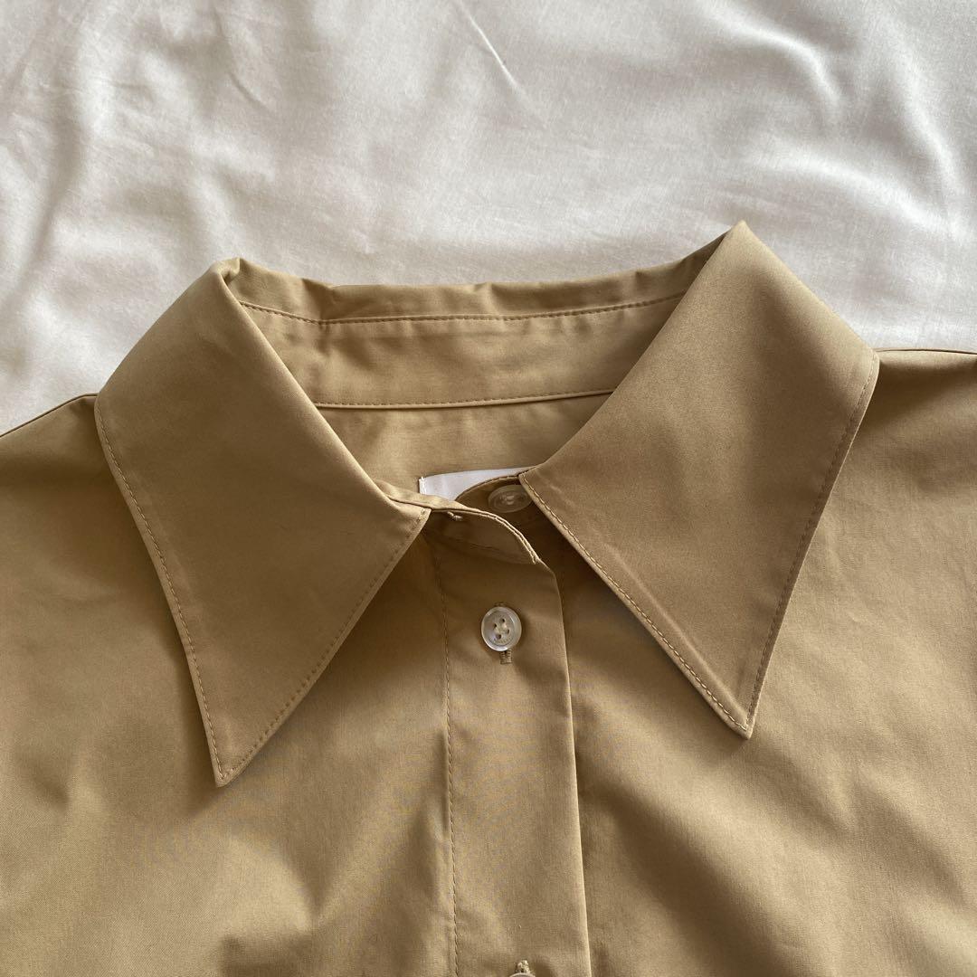 新品 FRAY ID pierre cardin コラボシャツ ベージュ - メルカリ