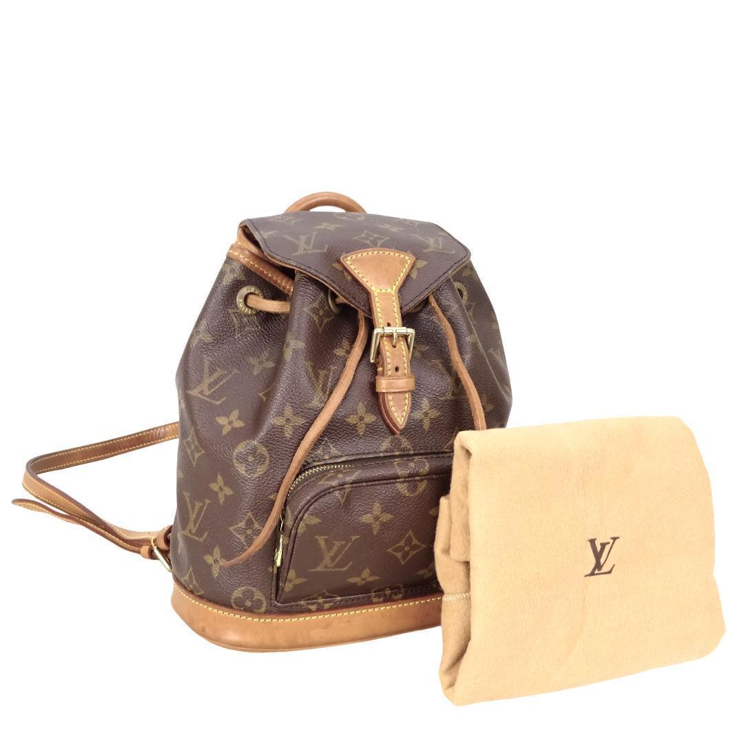 本物 ■ルイヴィトン■ミニ モンスリ リュック サック バックパック バッグ