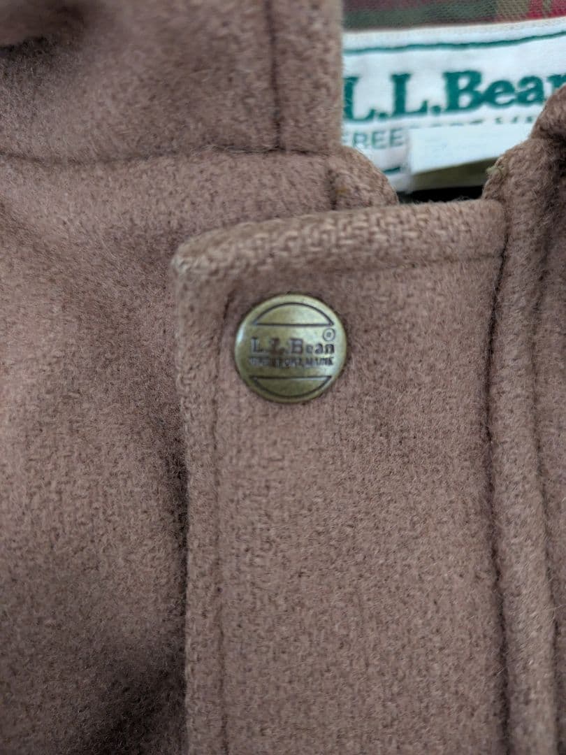 USA製 80s L.L.Bean ベージュ ウールジャケット　u11