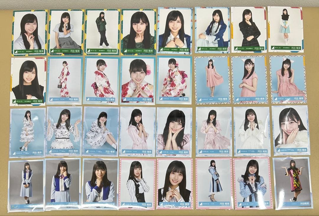 日向坂46 河田陽菜 生写真 162枚 まとめ売り 写真）日向坂46・河田陽菜2nd写真集、ハート柄水着とツインテールが