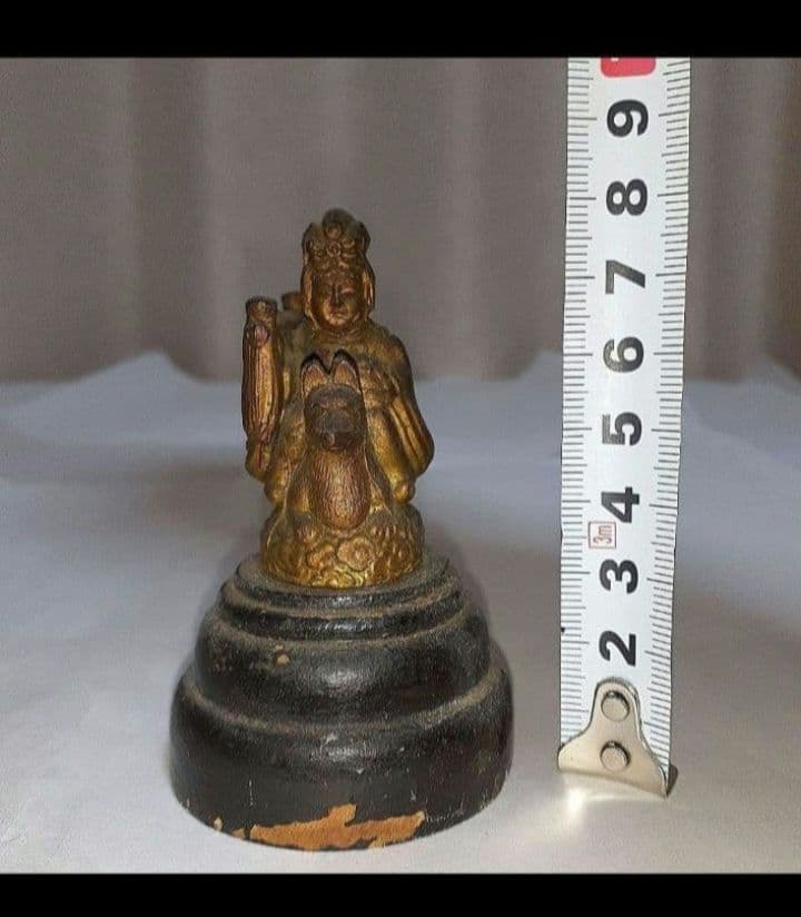 ダキニテン　仏像　古銅