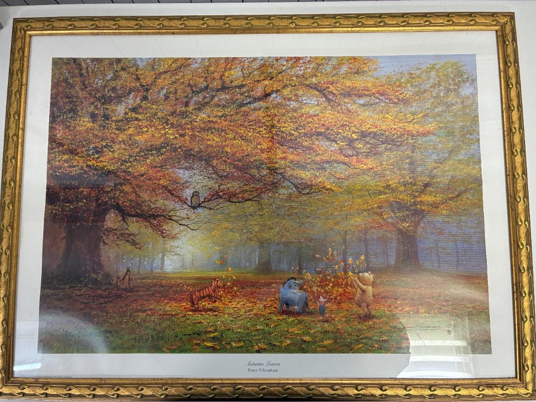 B536-003 エレンショウ くまのプーさん ディズニー 額付き BLINDBOX ディズニー クマのプーさん ファニーフェイス シリーズ