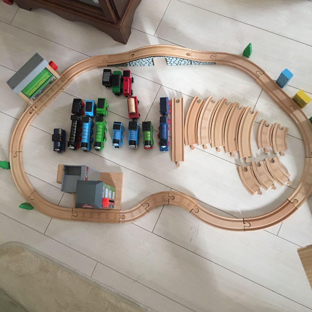 木製レール&トーマス木製レールセット - メルカリ