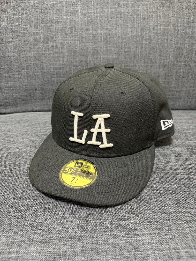 NEW ERA STUSSYコラボ 59FIFTY ブラック 7 1/2