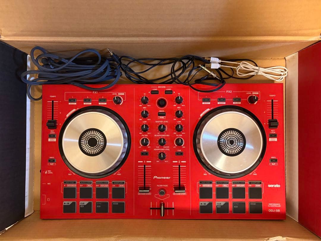 Pioneer DDJ-SB-R serato DJコントロー ラー限定色