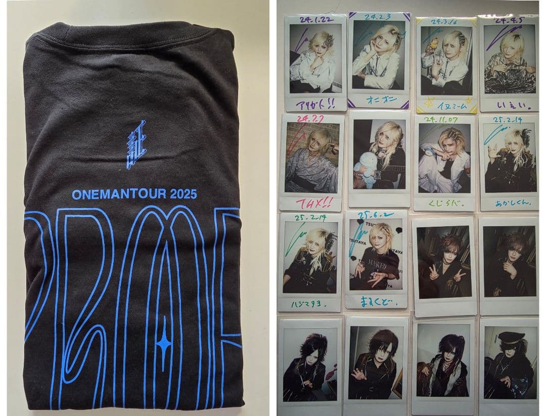 Azavana 詩結さん 遼さん 諒平さん チェキ Tシャツ セット