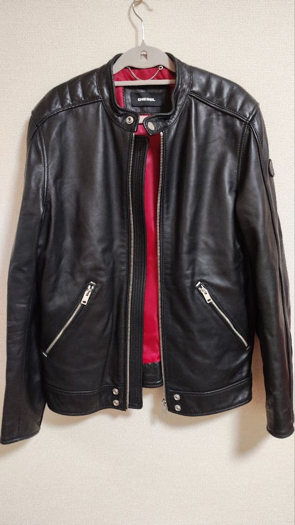 【DIESEL】シングルライダースジャケット ディーゼル DIESEL シングルライダースジャケット （BLACK）J-GLORY