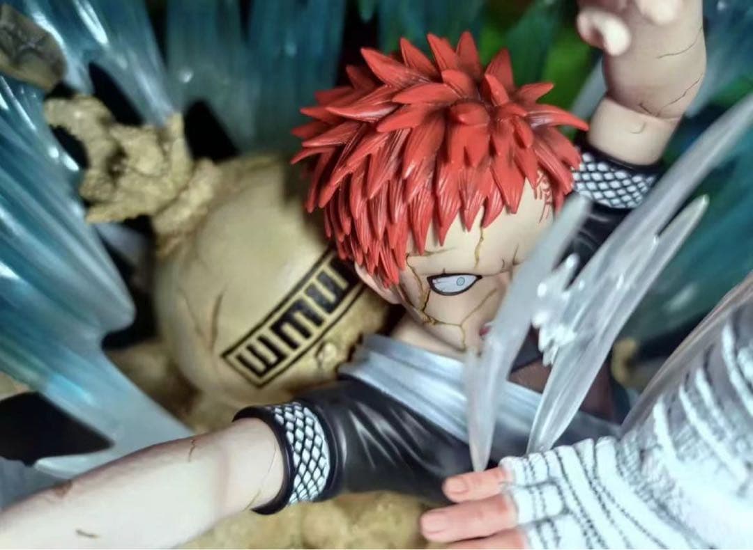 ナルト ロックリー vs 我愛羅 ガレージキット ガレキ スタチュー