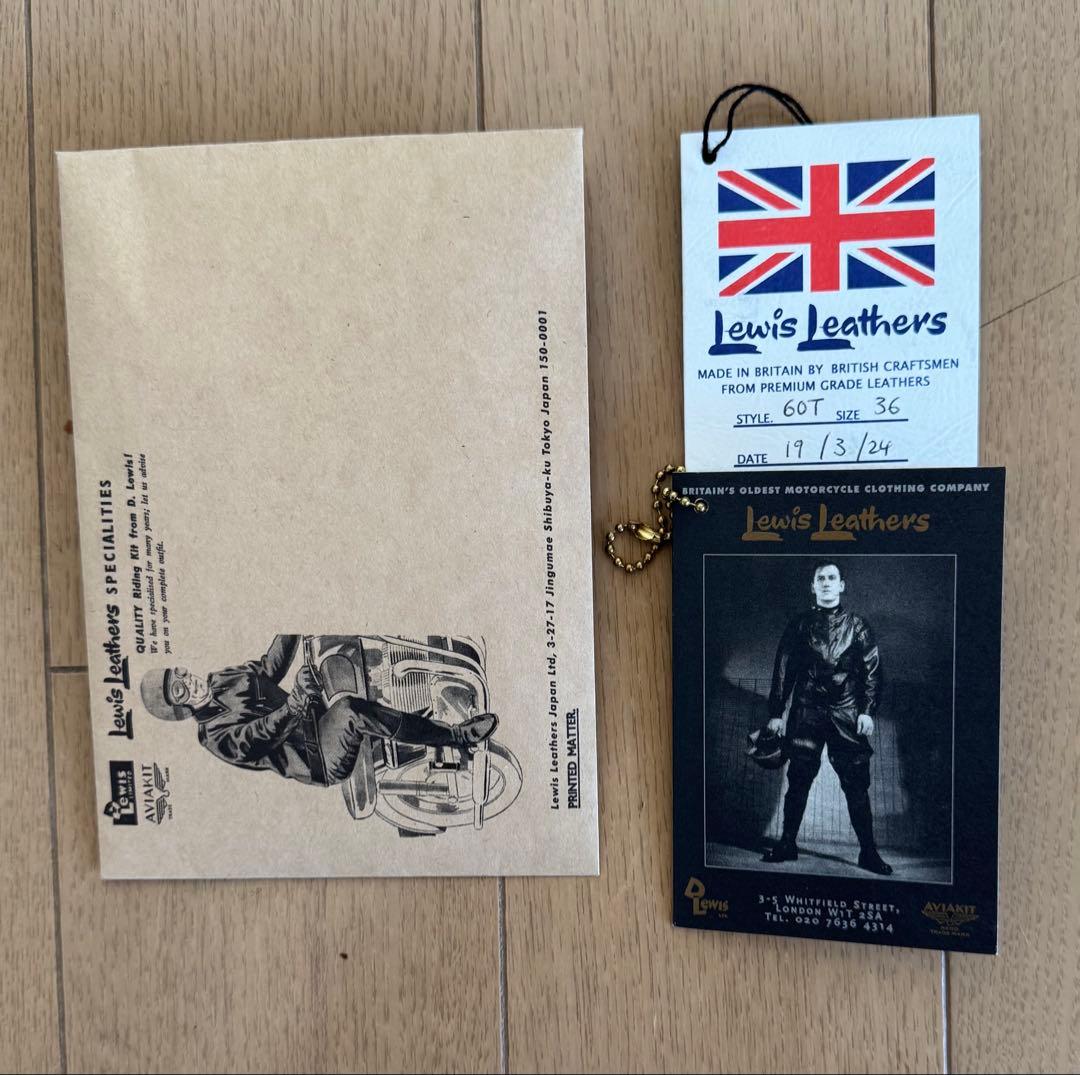 Lewis Leathersルイスレザーコルセア 60Tシープレザーサイズ36 - メルカリ