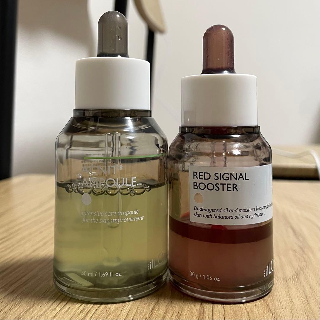 illon アクニットアンプル&レッドシグナルブースター　イロン　サロン専売品