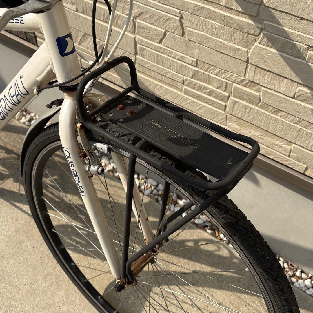 整備済み】LOUIS GARNEAU ルイガノ クロスバイク 前後キャリア付き