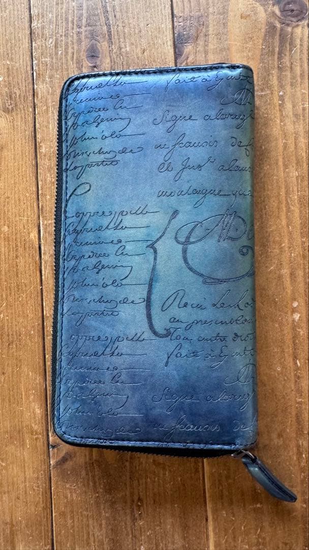 [値下げ]ベルルッティ　特注　初期型　ヴェネチアレザー　Berluti　長財布