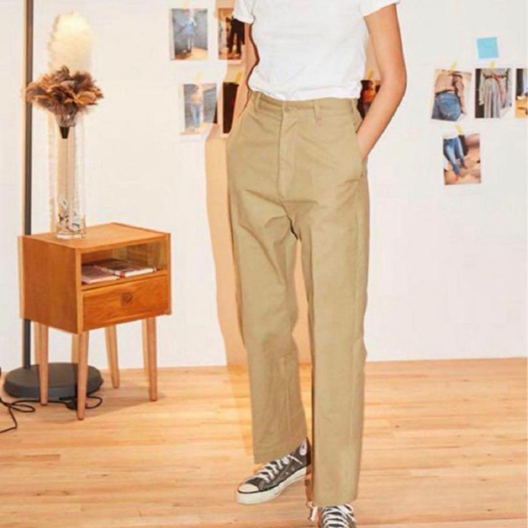 THE SHINZONE ベージュ チノパン ハイウエスト 34 - メルカリ