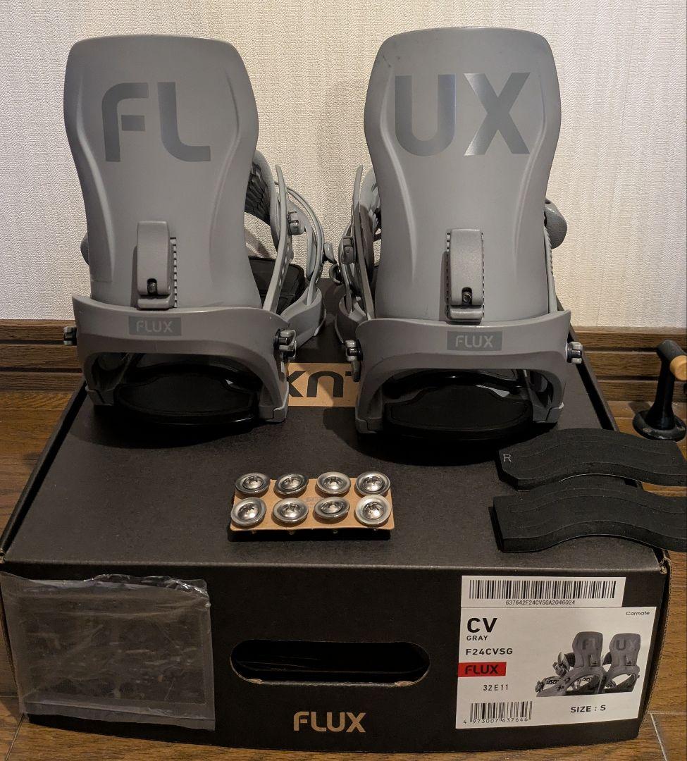 FLUX CV 23-24 グレー Sサイズ スノーボード ビンディング