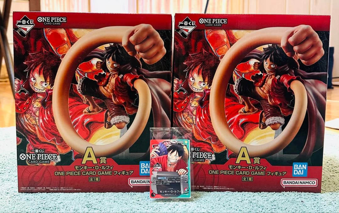 ワンピース 一番くじ ルフィ A賞 フィギュア2点 特典プロモ付き 計3点