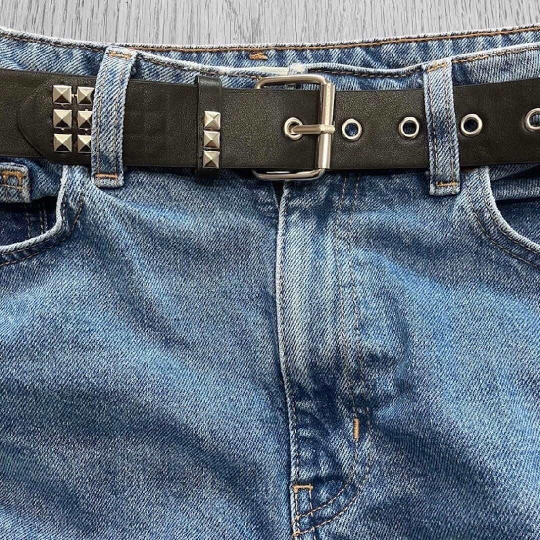 スタッズベルト ブラック y2k sk8 スケーター - メルカリ