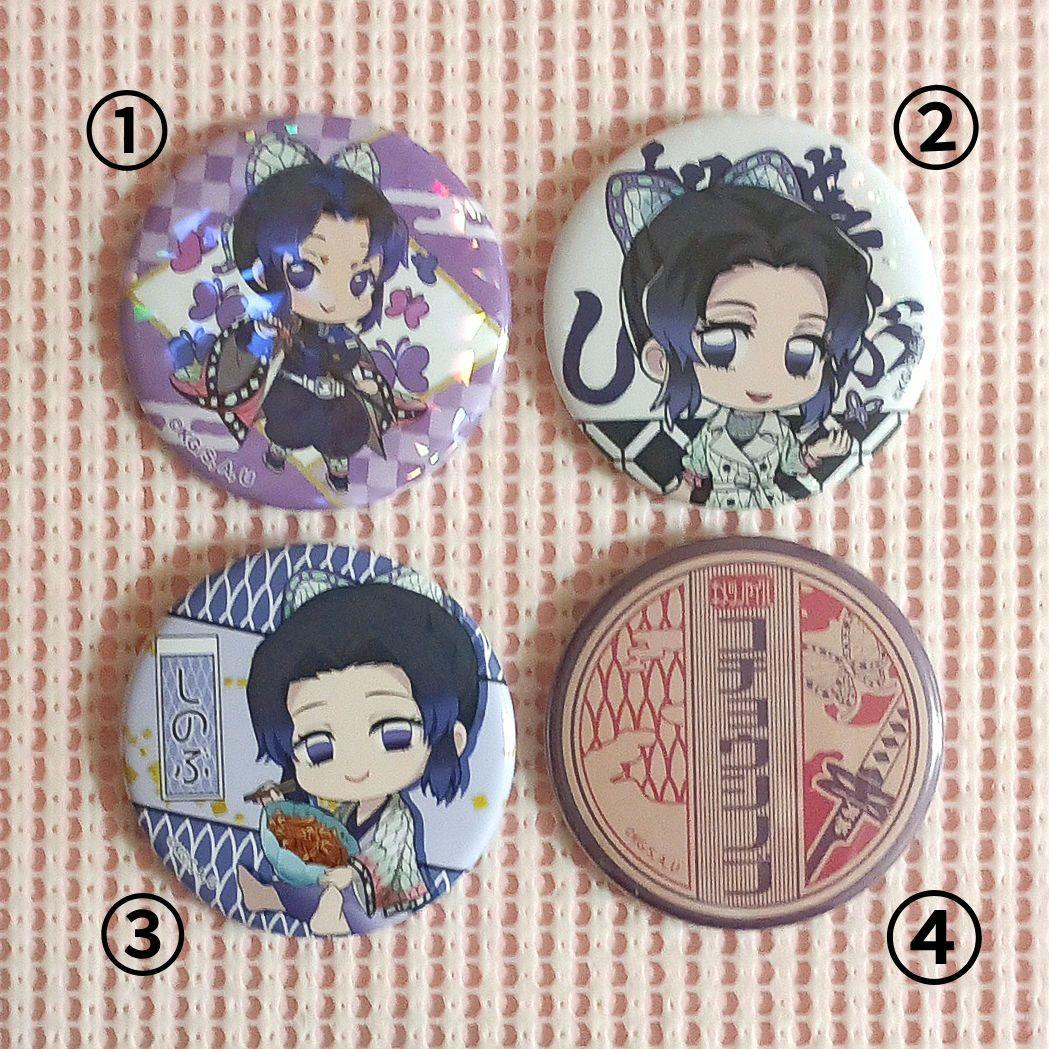 鬼滅の刃 胡蝶しのぶ 缶バッジ - メルカリ