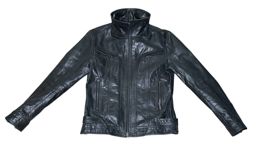 TORNADO MART トルネードマート 本革レザージャケット ブラック LL TORNADO MART∴オーバーレザーブルゾン / TORNADO MART（トルネード